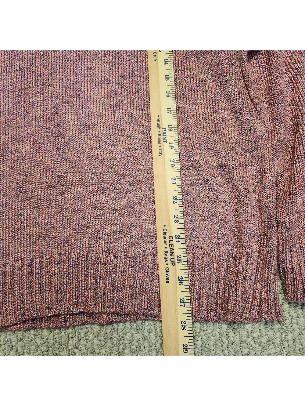 Carolyn Taylor Women's Pink V-Neck Knit Sweater Size 3X